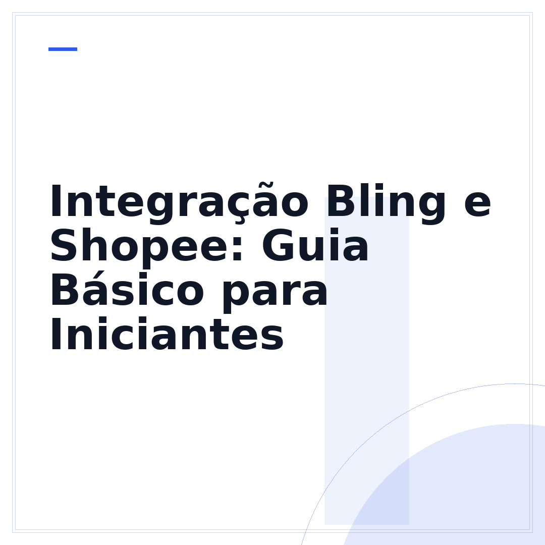Integração Bling e Shopee: Guia Básico para Iniciantes