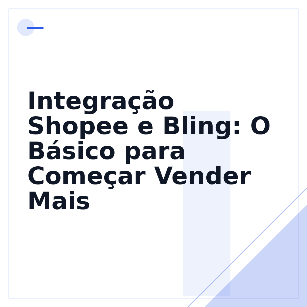 Integração Shopee e Bling: O Básico para Começar Vender Mais