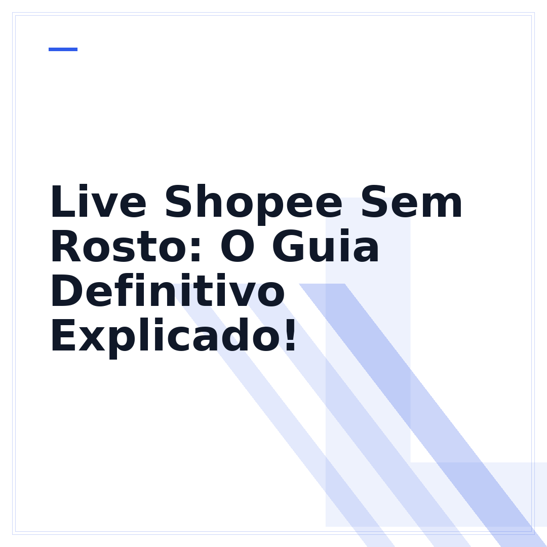 Live Shopee Sem Rosto: O Guia Definitivo Explicado!