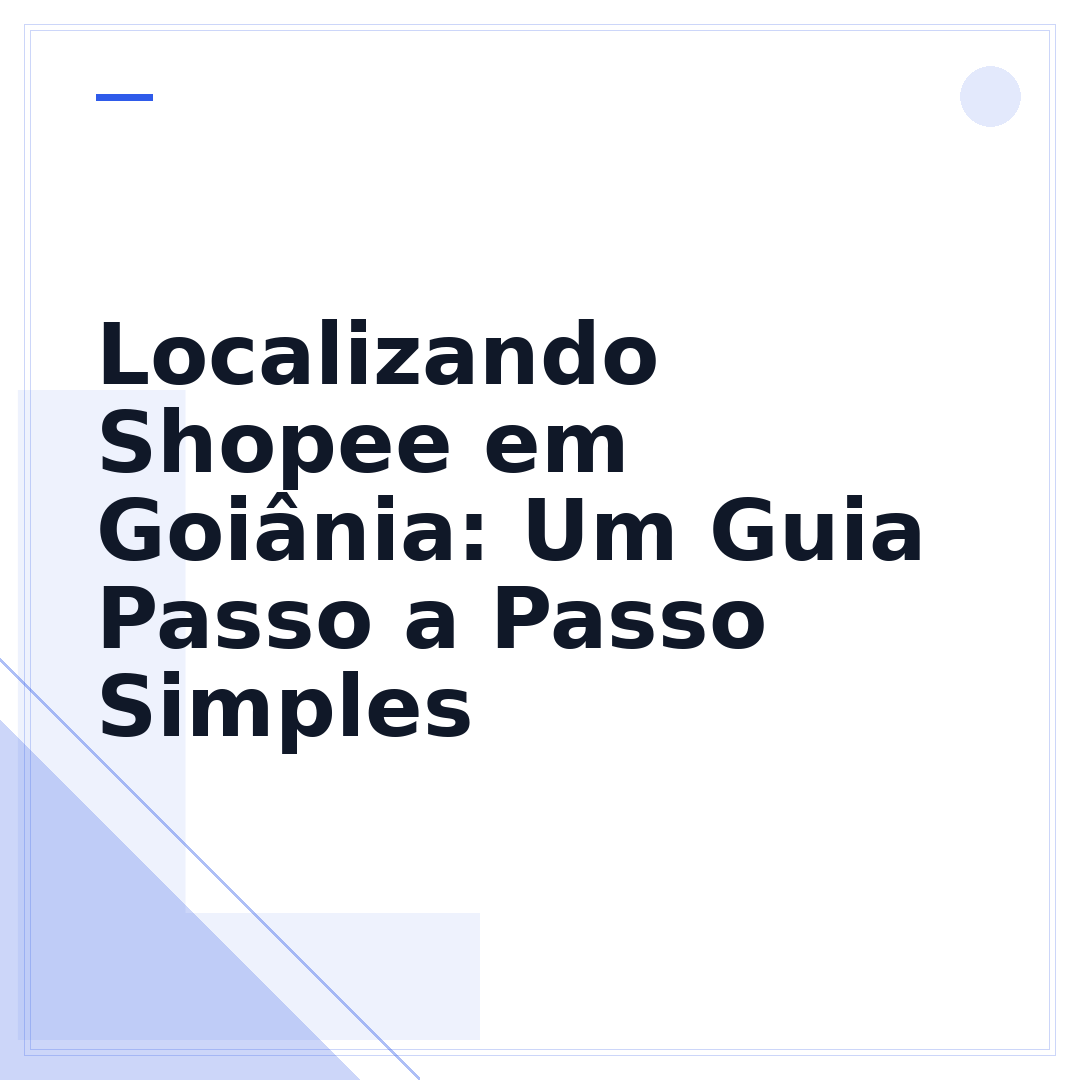 Localizando Shopee em Goiânia: Um Guia Passo a Passo Simples
