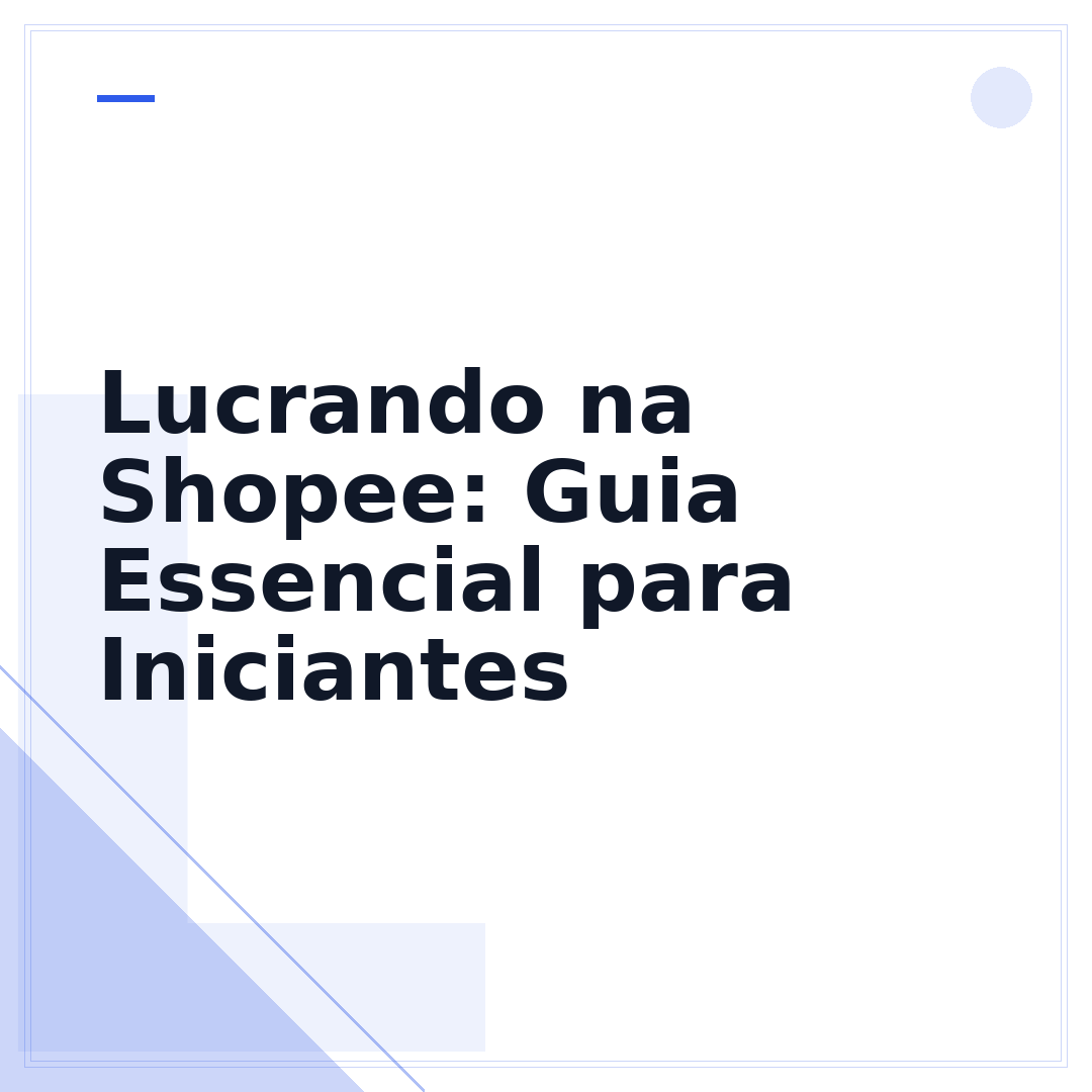 Lucrando na Shopee: Guia Essencial para Iniciantes