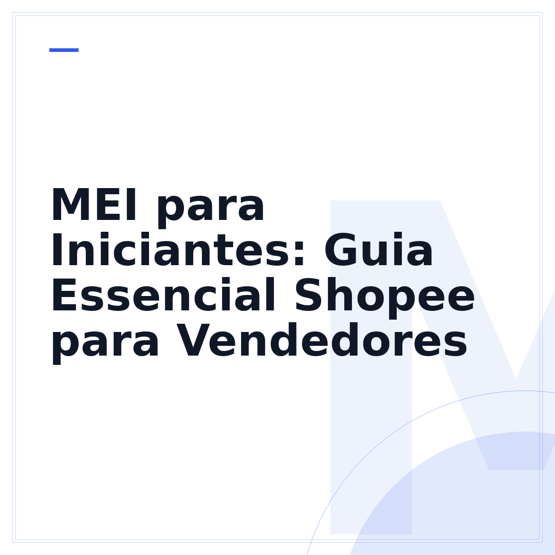 MEI para Iniciantes: Guia Essencial Shopee para Vendedores