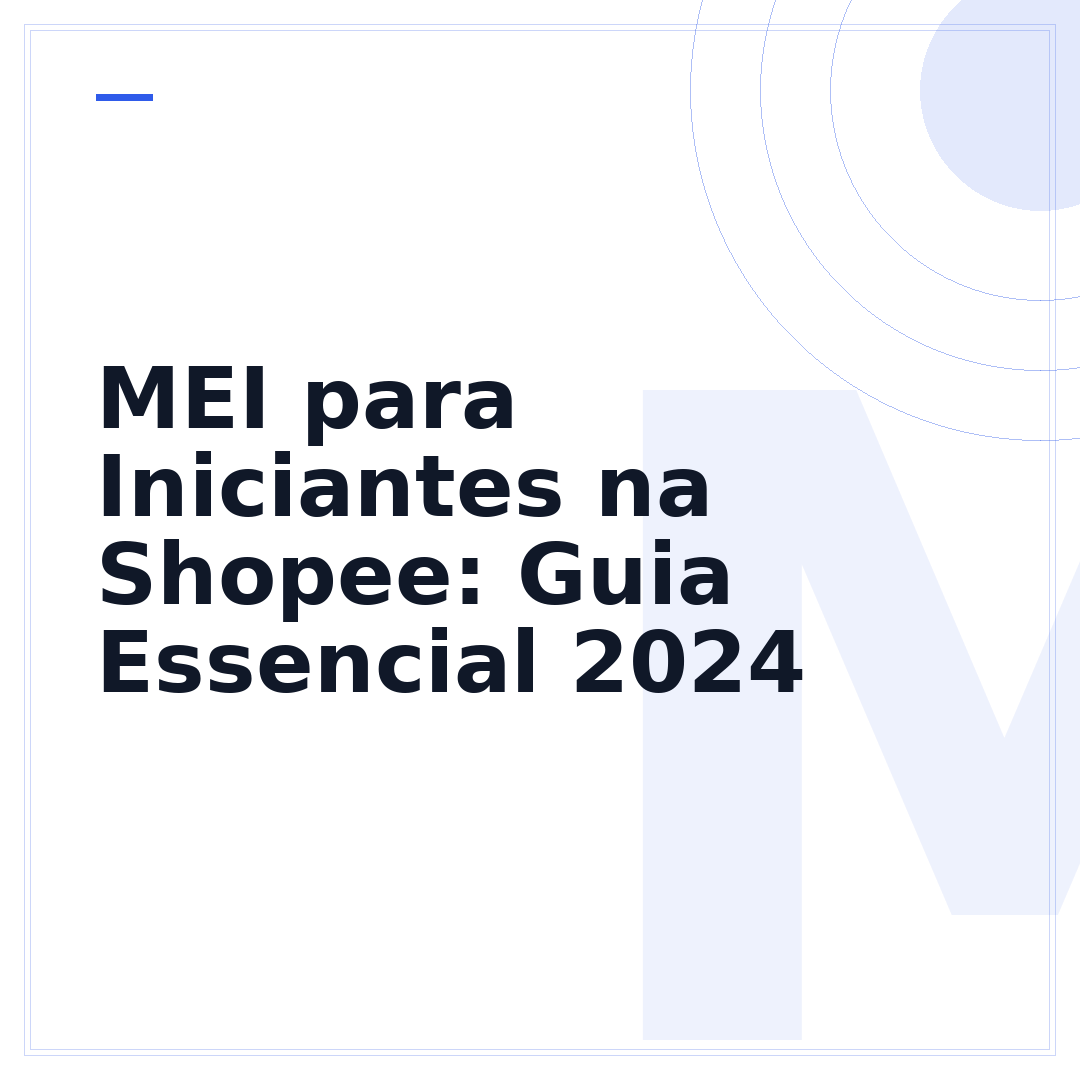 MEI para Iniciantes na Shopee: Guia Essencial 2024