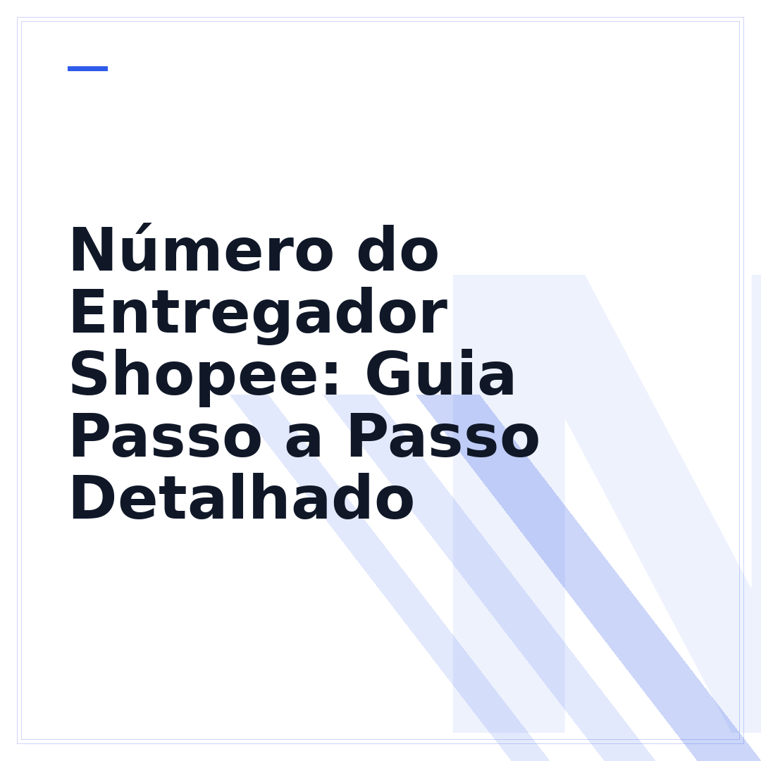 Número do Entregador Shopee: Guia Passo a Passo Detalhado