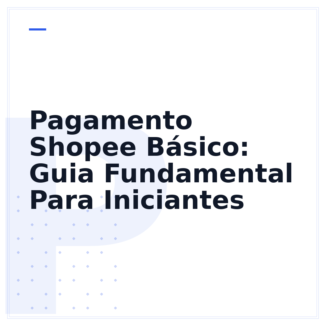 Pagamento Shopee Básico: Guia Fundamental Para Iniciantes