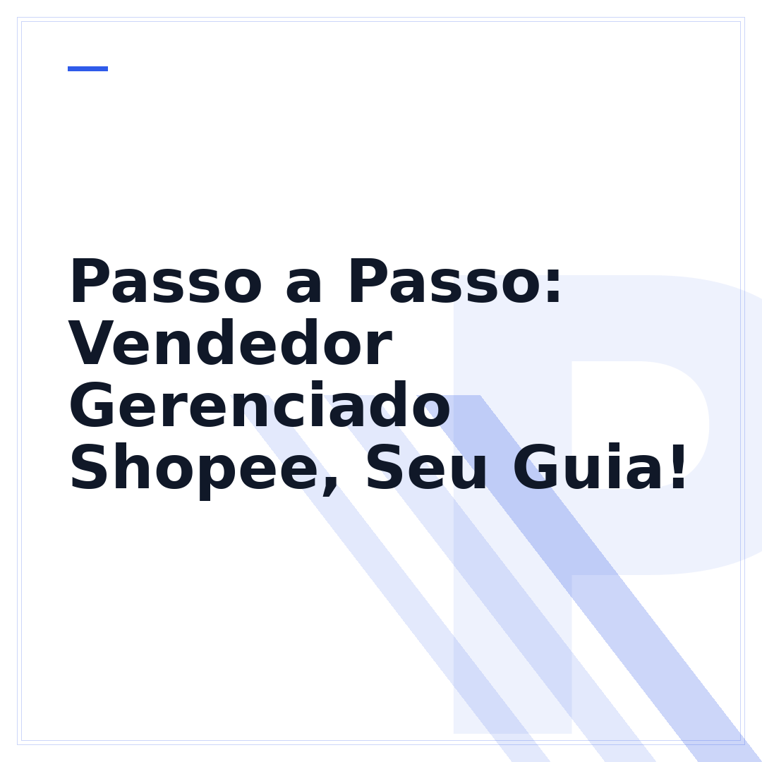 Passo a Passo: Vendedor Gerenciado Shopee, Seu Guia!