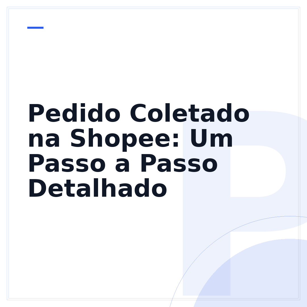 Pedido Coletado na Shopee: Um Passo a Passo Detalhado