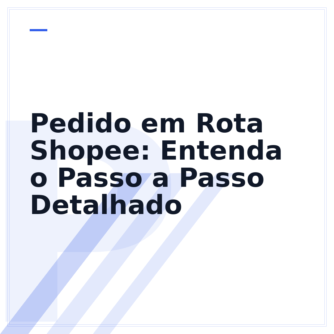 Pedido em Rota Shopee: Entenda o Passo a Passo Detalhado
