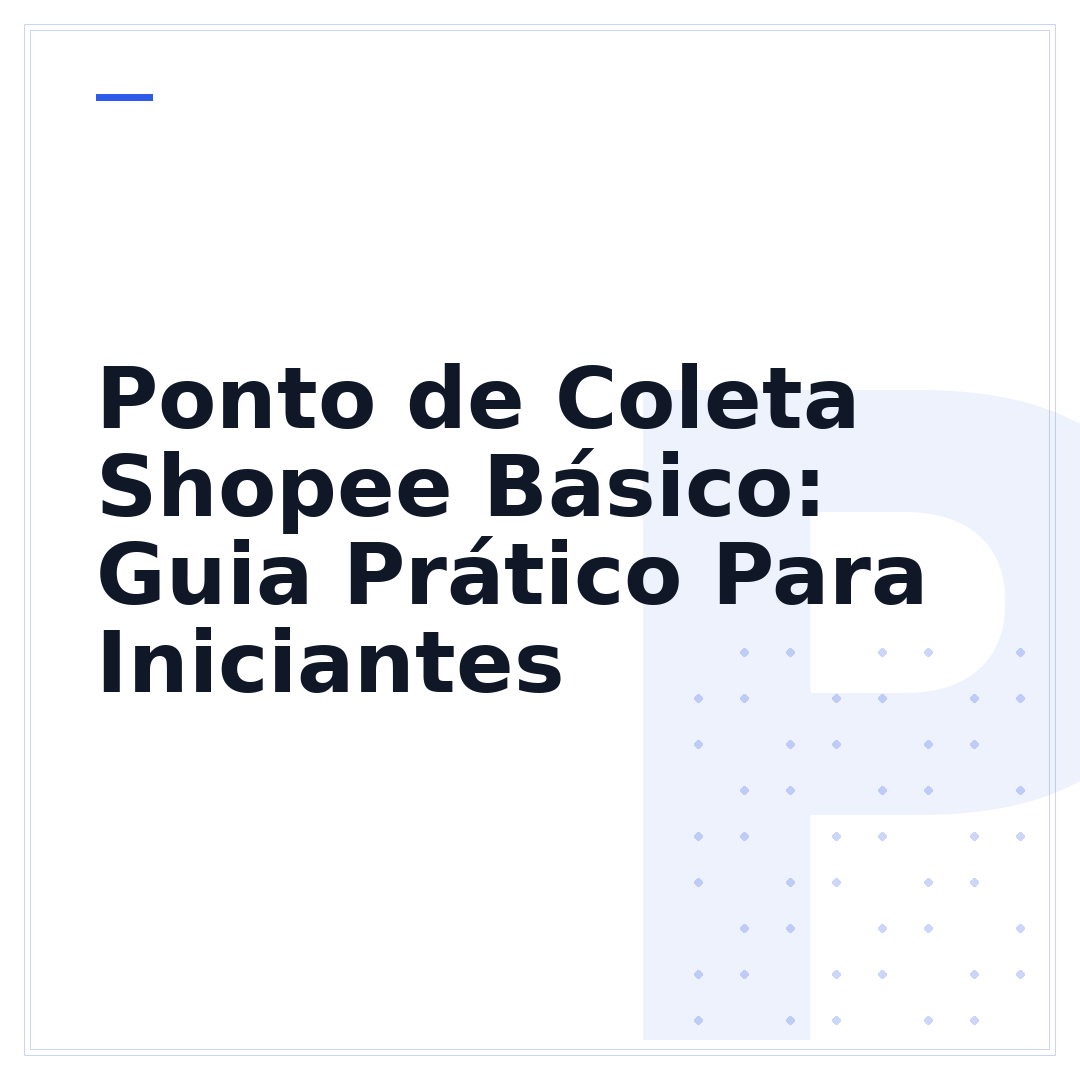 Ponto de Coleta Shopee Básico: Guia Prático Para Iniciantes