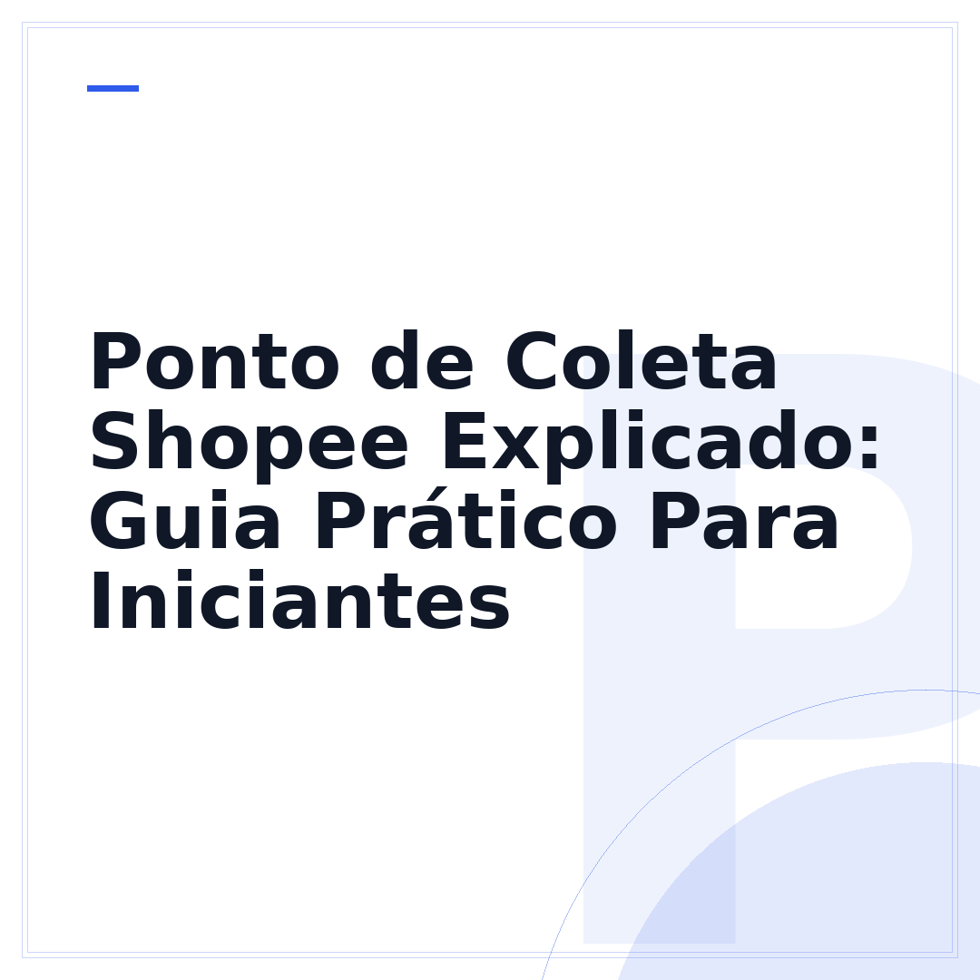 Ponto de Coleta Shopee Explicado: Guia Prático Para Iniciantes