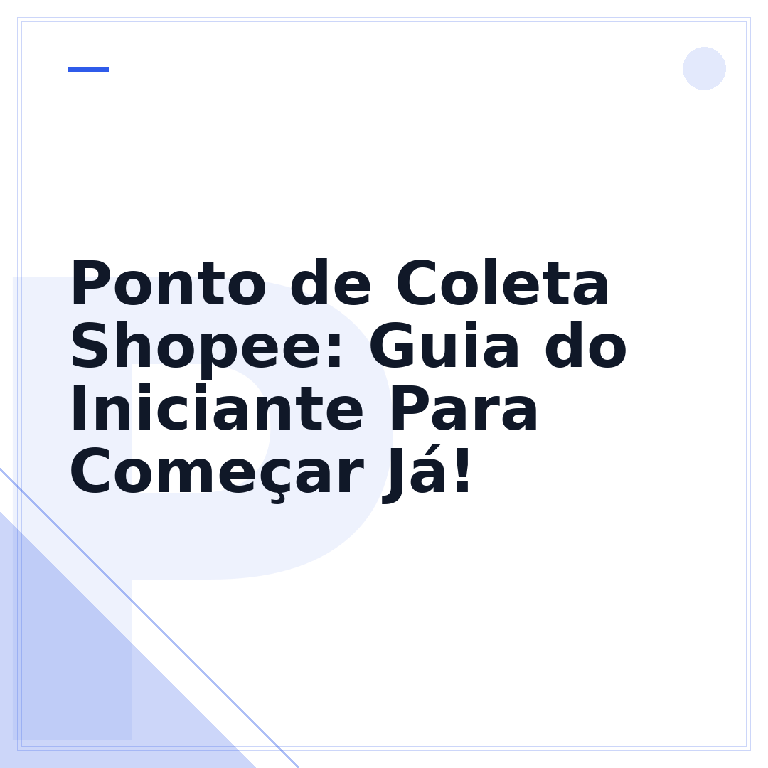 Ponto de Coleta Shopee: Guia do Iniciante Para Começar Já!