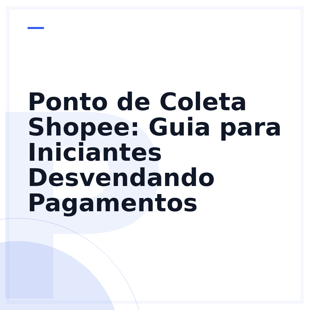 Ponto de Coleta Shopee: Guia para Iniciantes Desvendando Pagamentos
