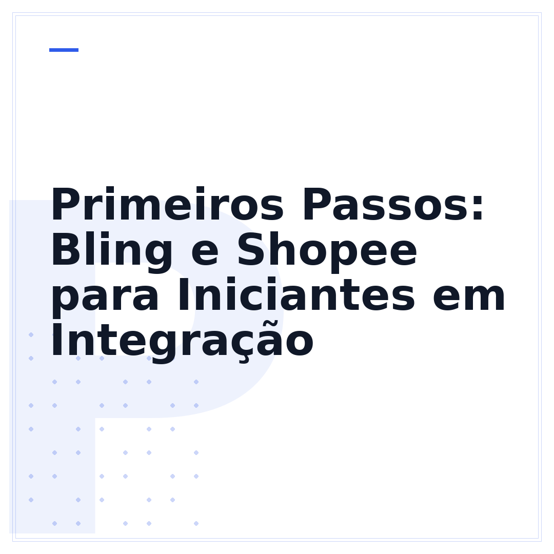 Primeiros Passos: Bling e Shopee para Iniciantes em Integração