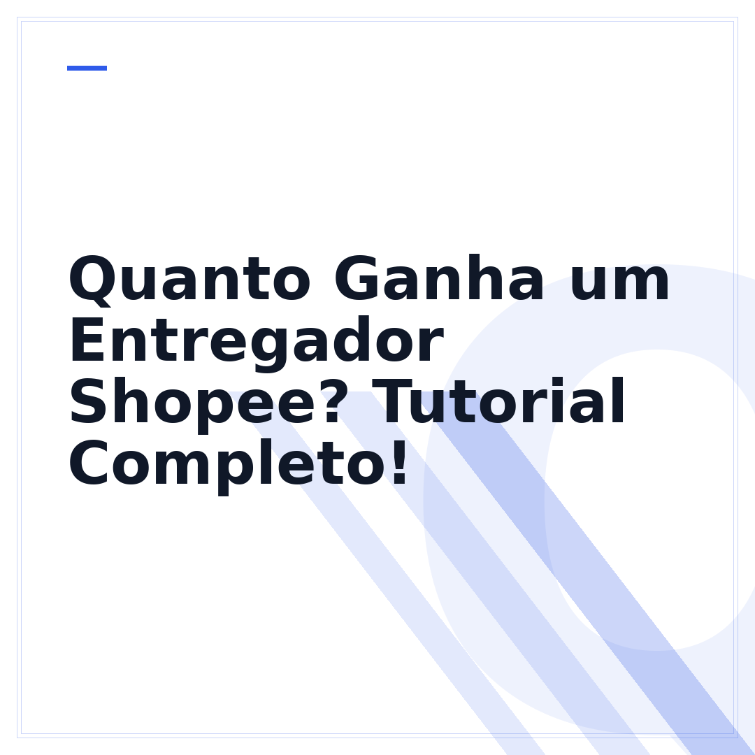Quanto Ganha um Entregador Shopee? Tutorial Completo!