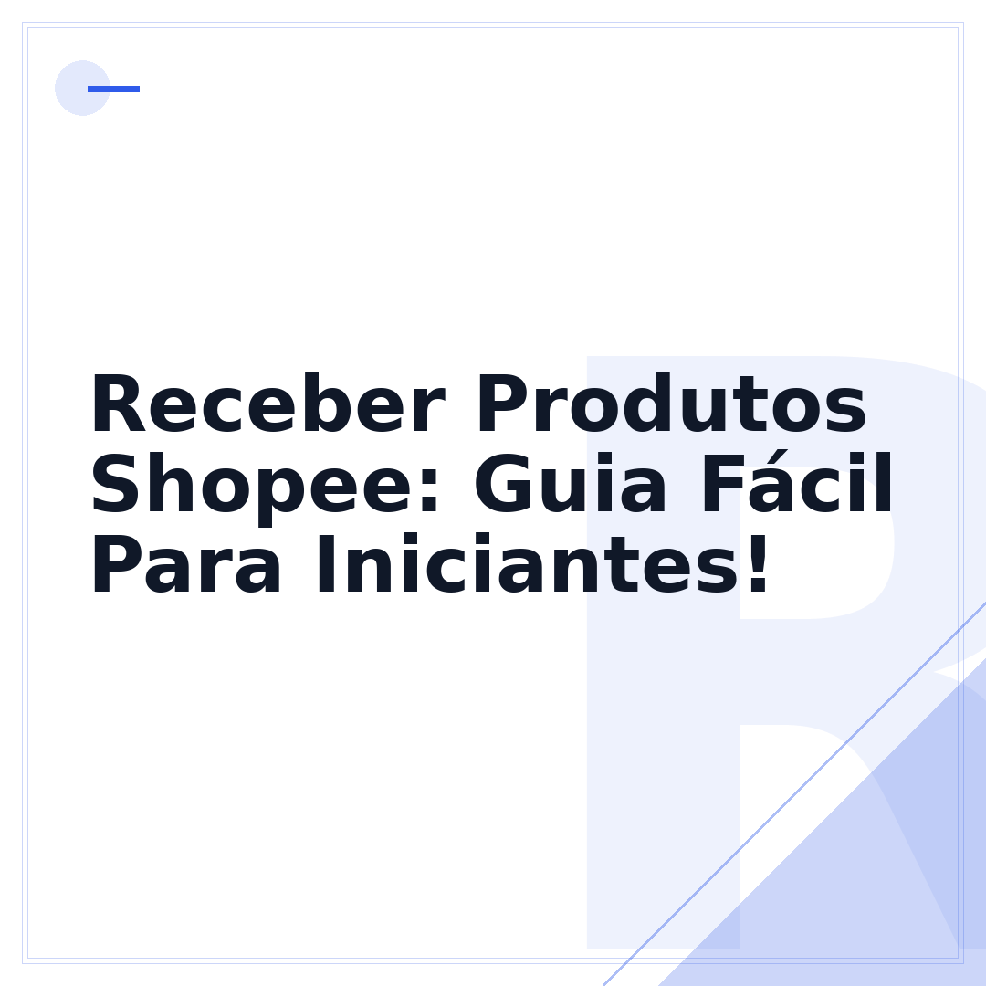 Receber Produtos Shopee: Guia Fácil Para Iniciantes!