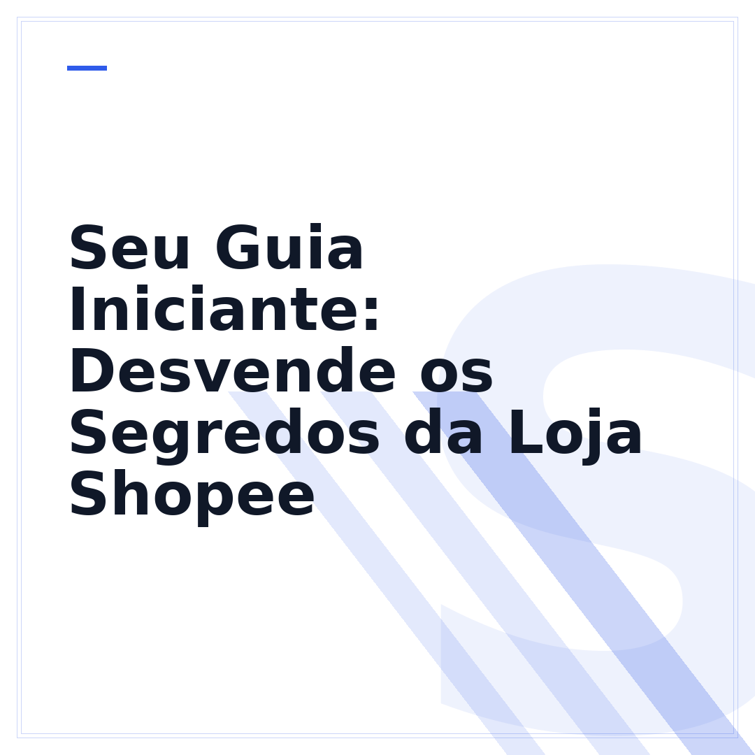 Seu Guia Iniciante: Desvende os Segredos da Loja Shopee