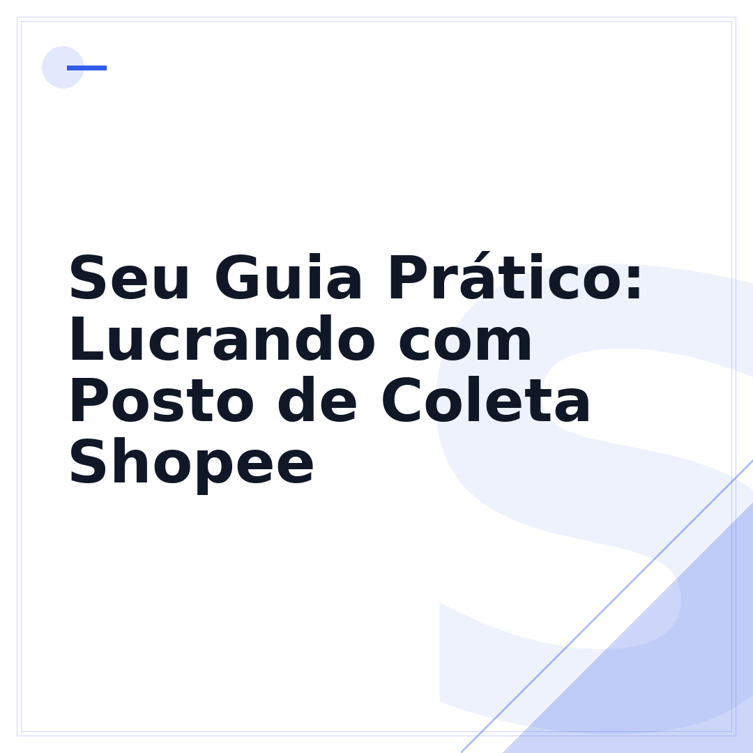 Seu Guia Prático: Lucrando com Posto de Coleta Shopee