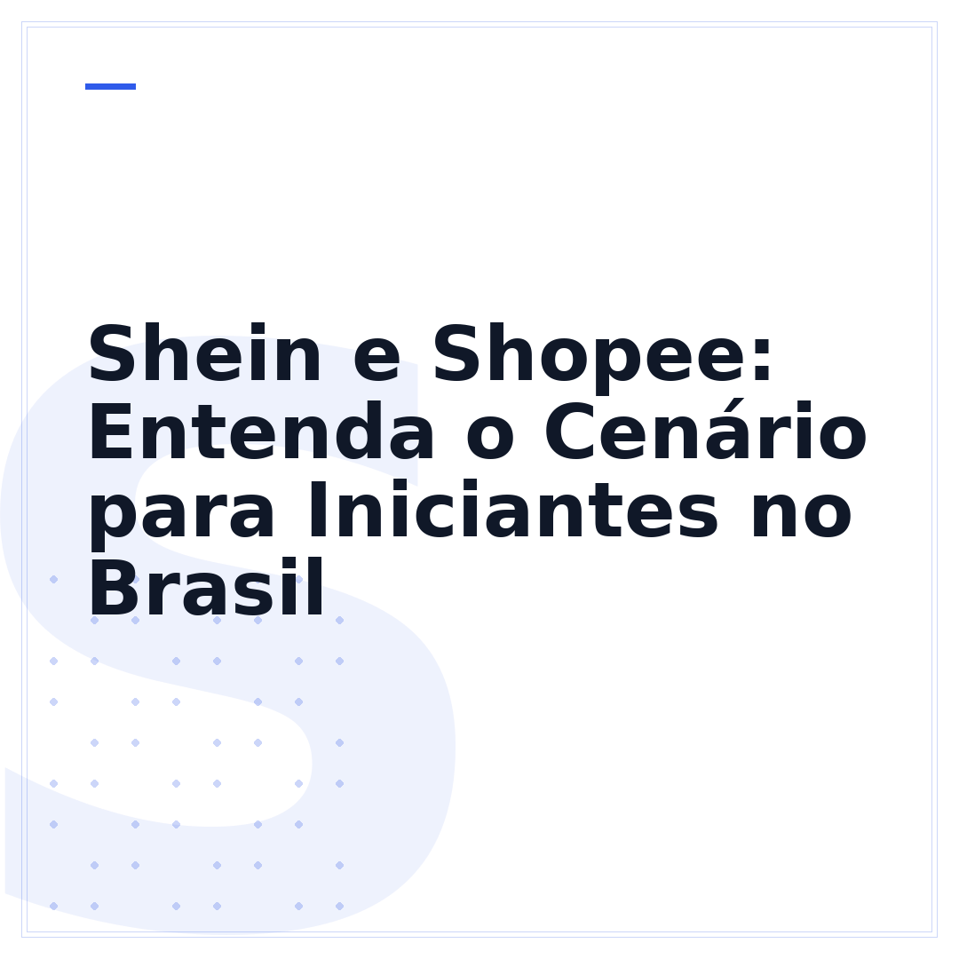 Shein e Shopee: Entenda o Cenário para Iniciantes no Brasil