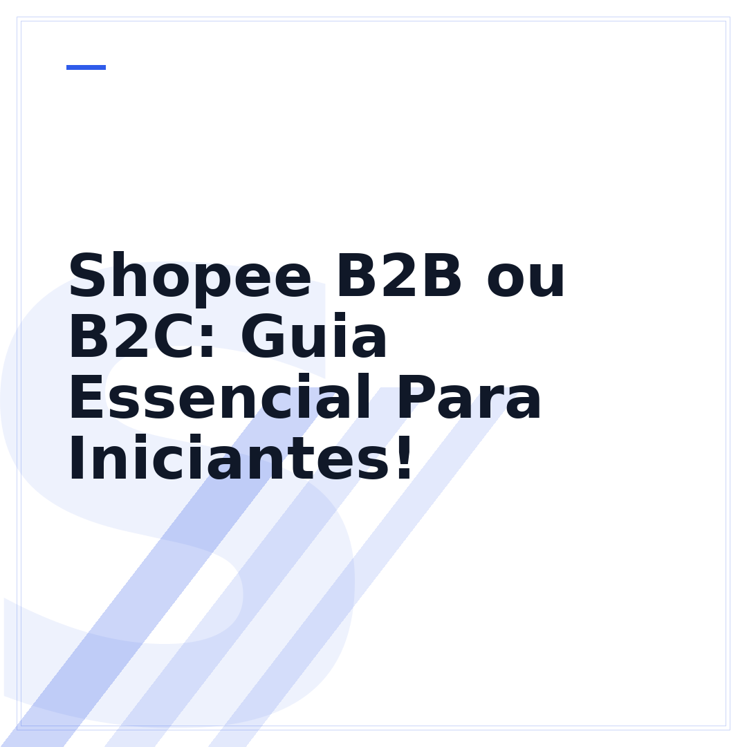 Shopee B2B ou B2C: Guia Essencial Para Iniciantes!
