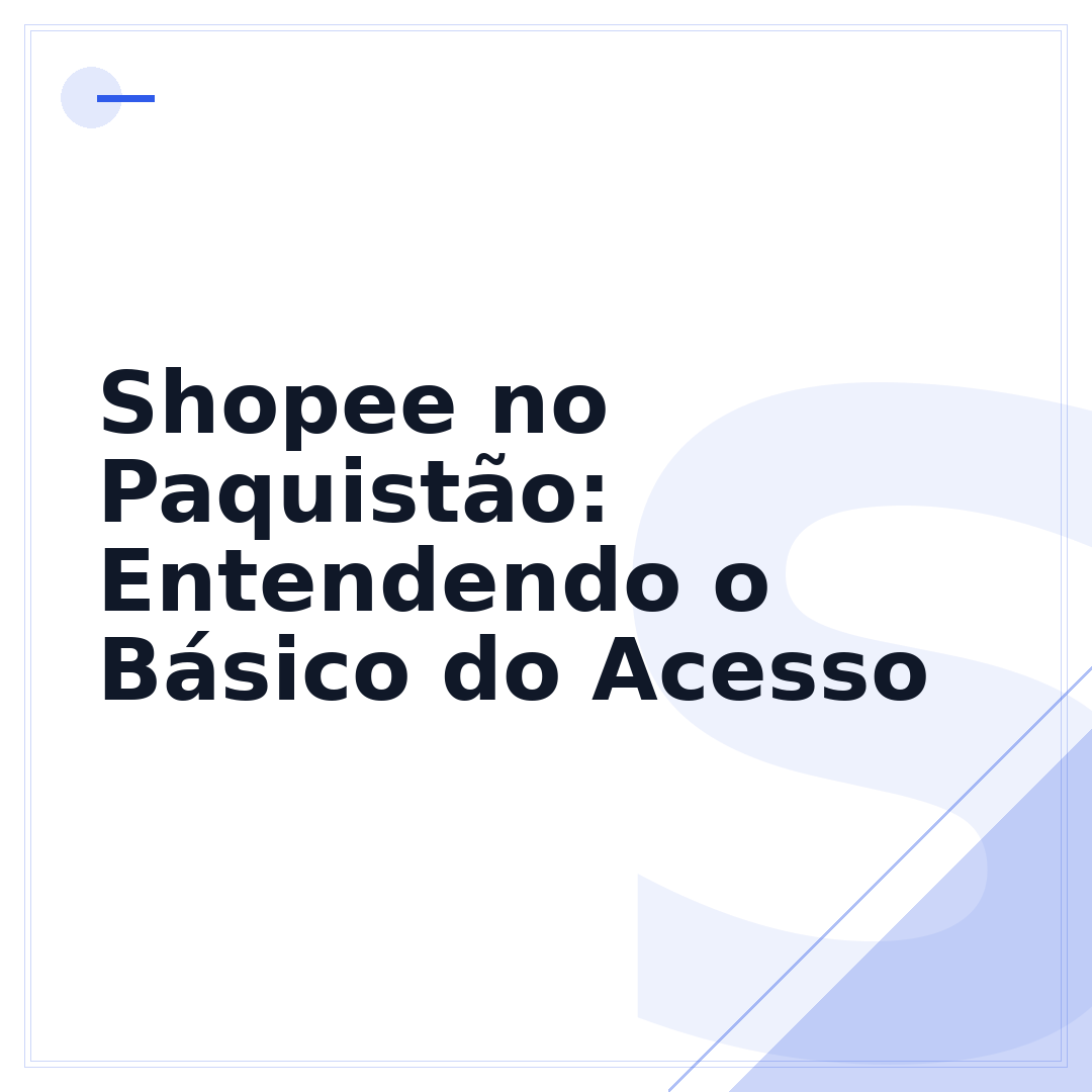 Shopee no Paquistão: Entendendo o Básico do Acesso