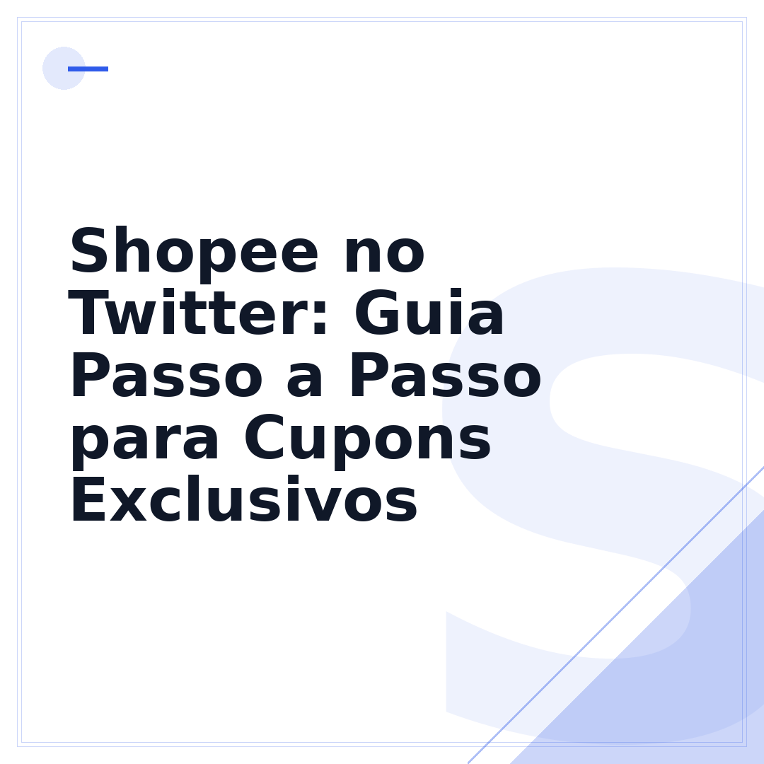 Shopee no Twitter: Guia Passo a Passo para Cupons Exclusivos