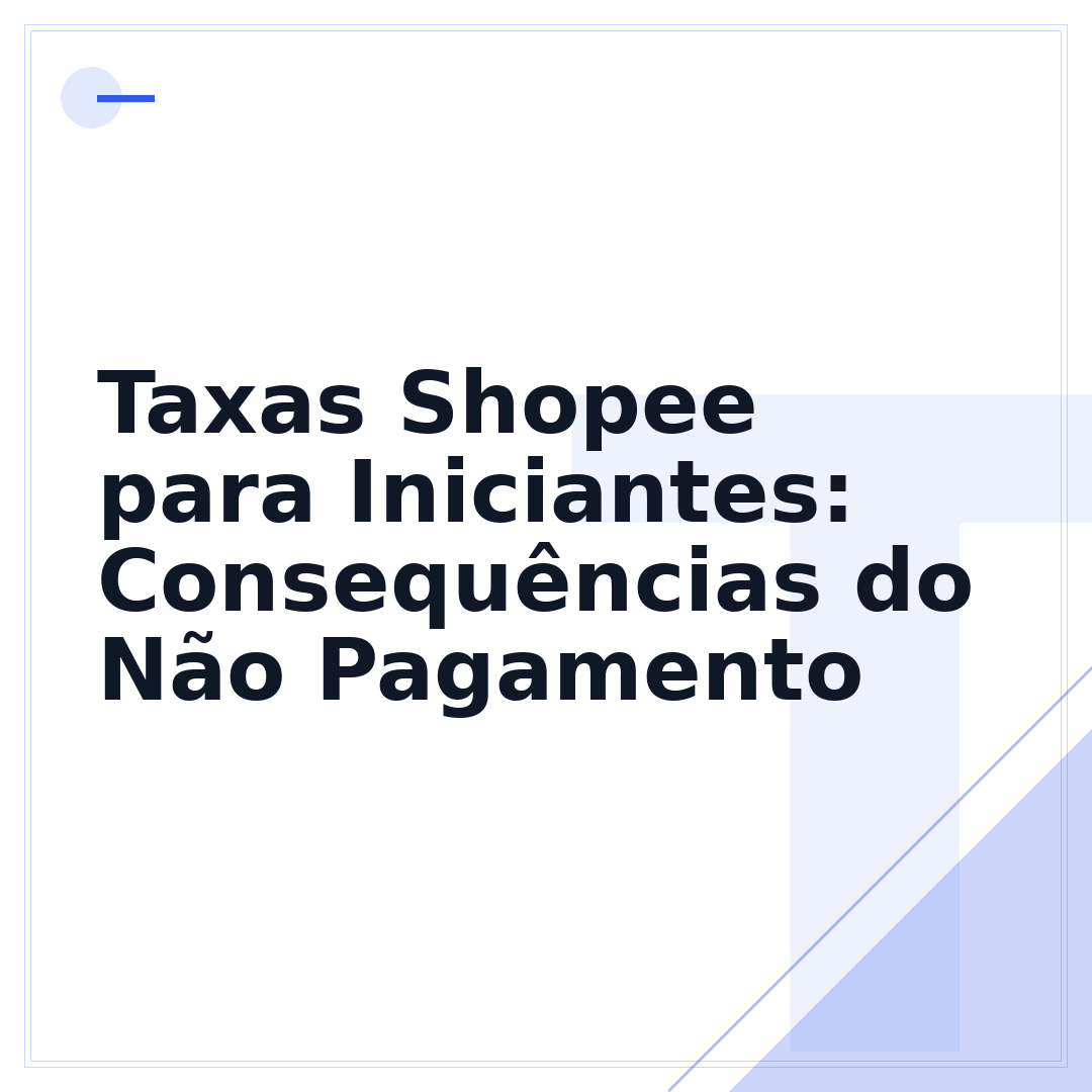Taxas Shopee para Iniciantes: Consequências do Não Pagamento
