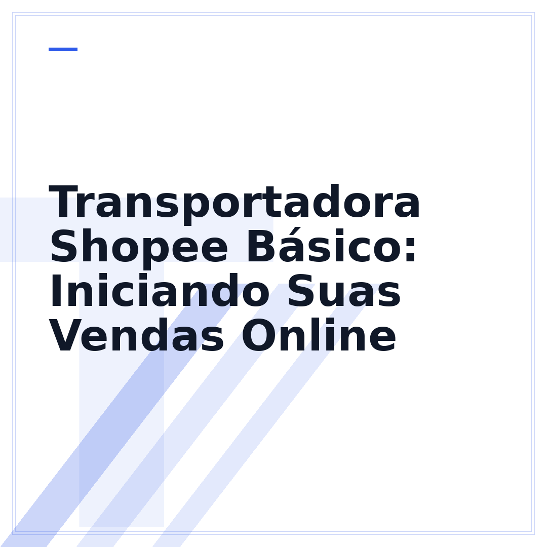 Transportadora Shopee Básico: Iniciando Suas Vendas Online