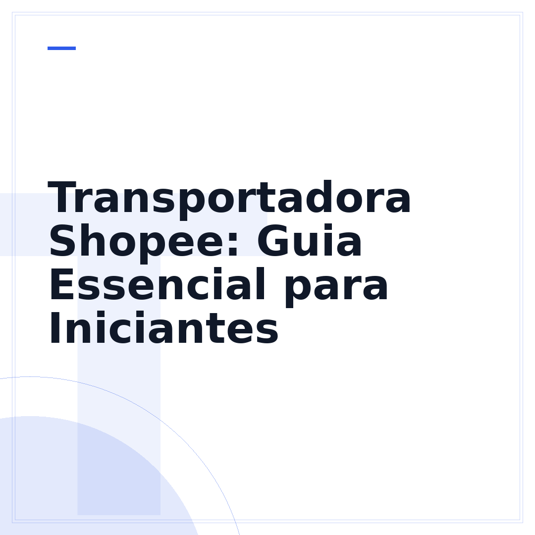 Transportadora Shopee: Guia Essencial para Iniciantes