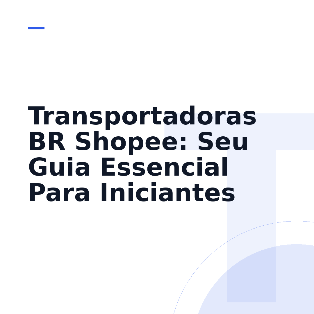 Transportadoras BR Shopee: Seu Guia Essencial Para Iniciantes