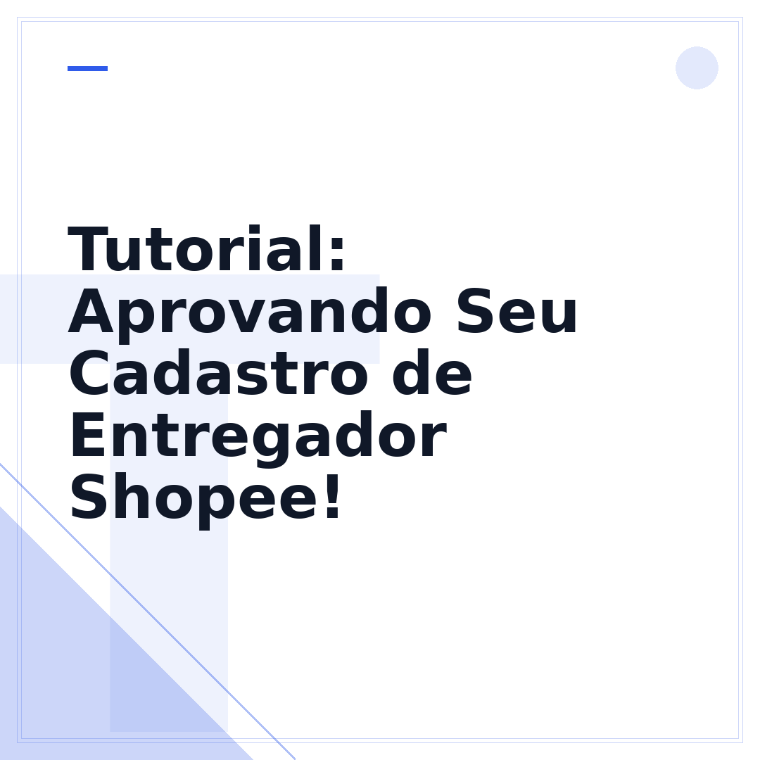 Tutorial: Aprovando Seu Cadastro de Entregador Shopee!