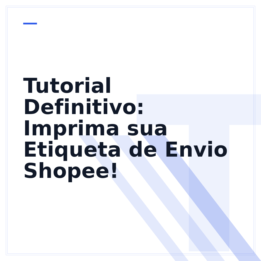 Tutorial Definitivo: Imprima sua Etiqueta de Envio Shopee!