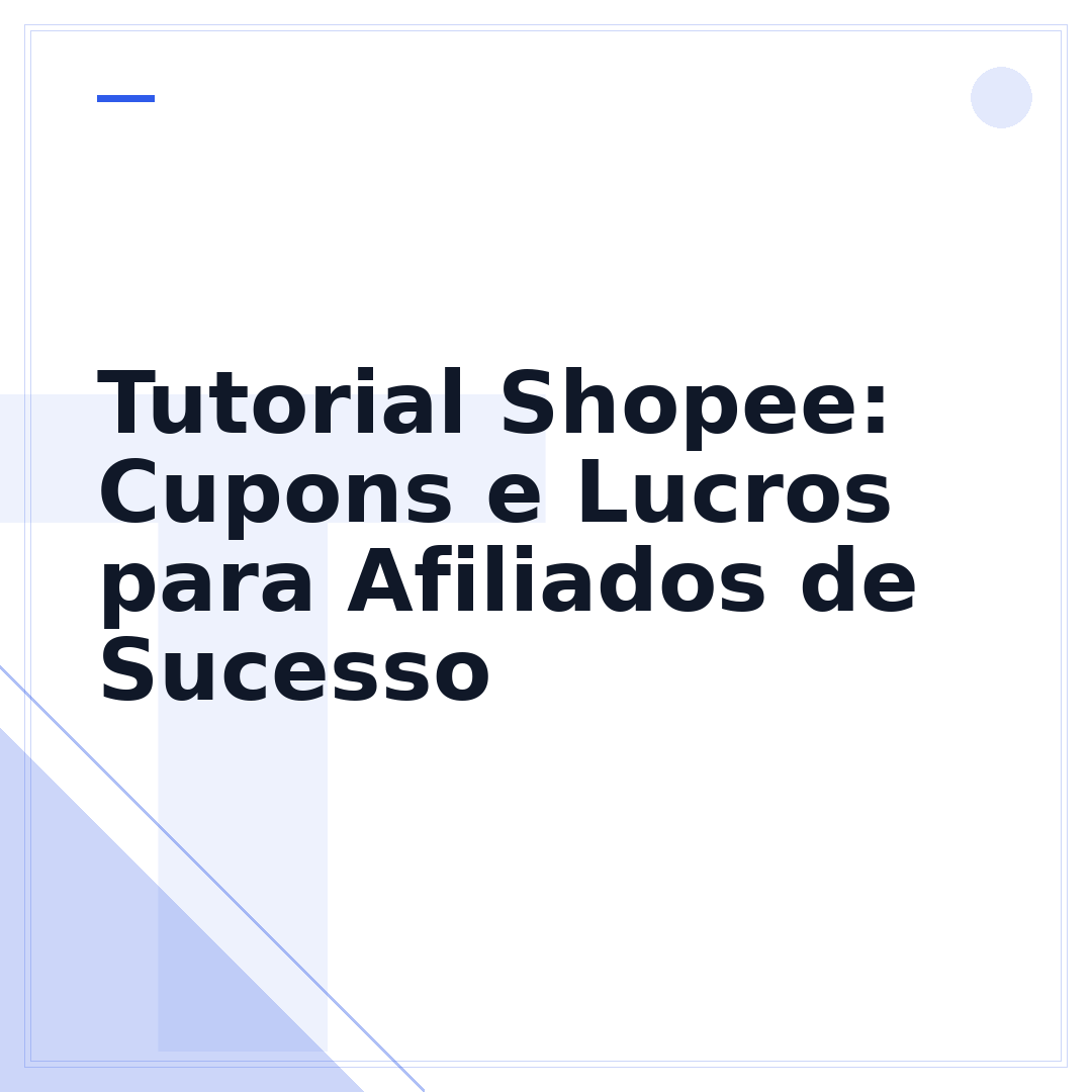 Tutorial Shopee: Cupons e Lucros para Afiliados de Sucesso