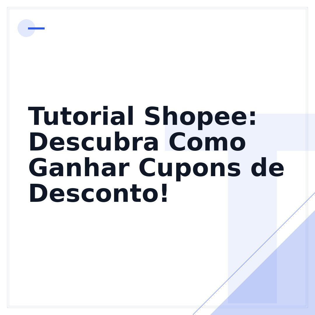 Tutorial Shopee: Descubra Como Ganhar Cupons de Desconto!