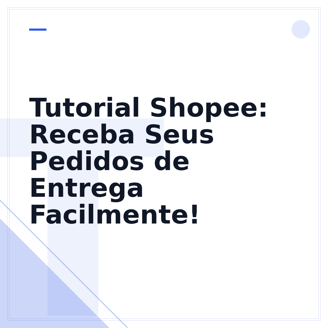 Tutorial Shopee: Receba Seus Pedidos de Entrega Facilmente!