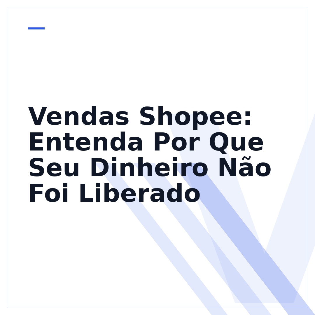Vendas Shopee: Entenda Por Que Seu Dinheiro Não Foi Liberado